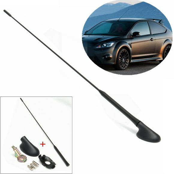 7173 Car Vehicle Radio Antenna Base Roof Mount Black For Ford Focus 2000-2007